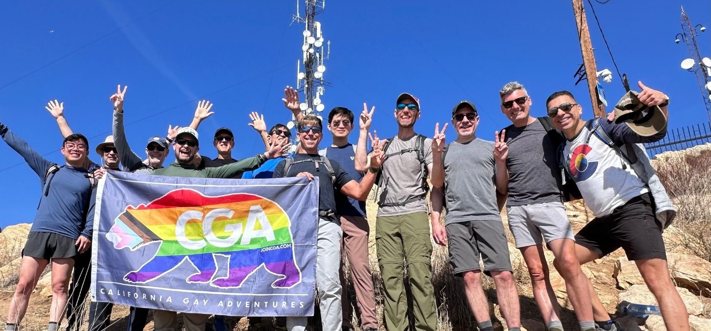 CGA California Gay Adventures LGBTQ+ group hike in Southern California, 2025 – all are welcome